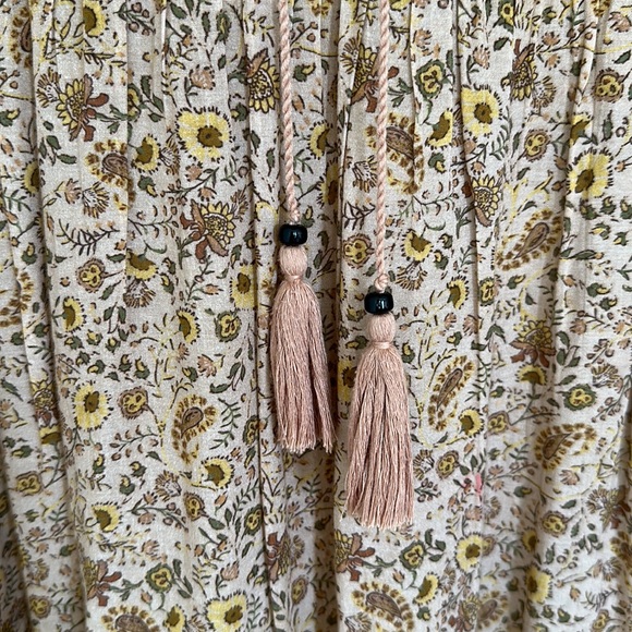 Doen Prem Maxi Dress in Jaipur Mustard Floral Print - Picture 5 of 9